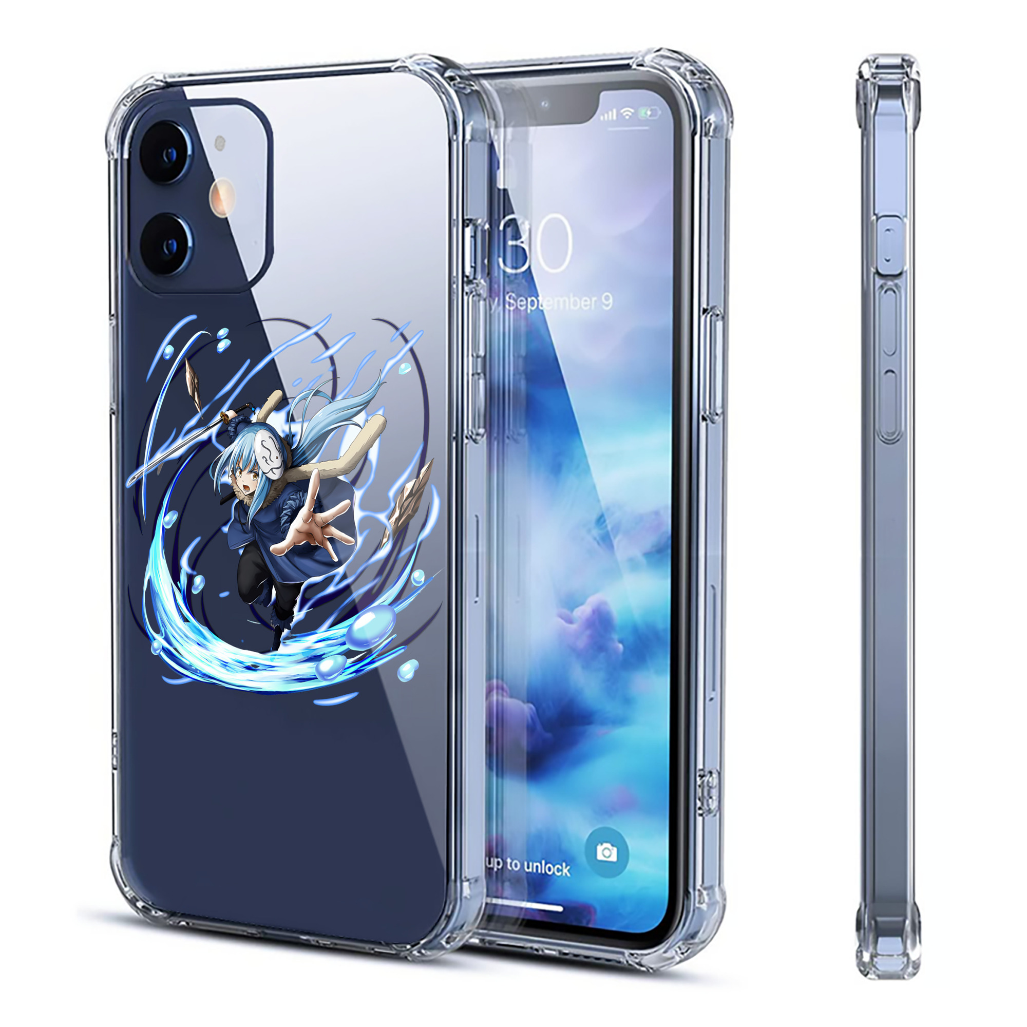 （画像用） 転スラ Regarding Reincarnated to Slime 【iPhone 12シリーズ対応】透明スマホケース（クリアソフトケース）